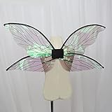 Fairy Wings For Girls, Girls Butterfly Wings Fairy Wings Sparkling Sheer Angel Wings Dress Up Hallow