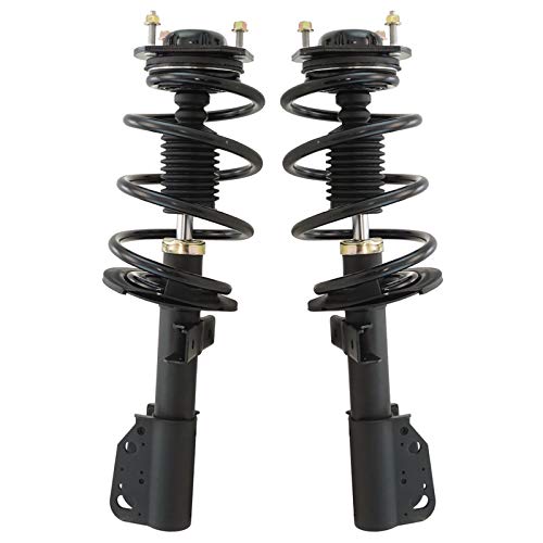 Image of TRQ Front Driver and Passenger Side Strut and Spring Assembly Set | TRQ Front Driver and Passenger Side Strut and Spring Assembly Set