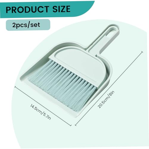 Xoeryoy Kleiner Besen und Staubpan Set tragbarer Mini -Handbesen und Dustpan Combo für Home Tisch Keyboard Sofa Küche – Bild 4