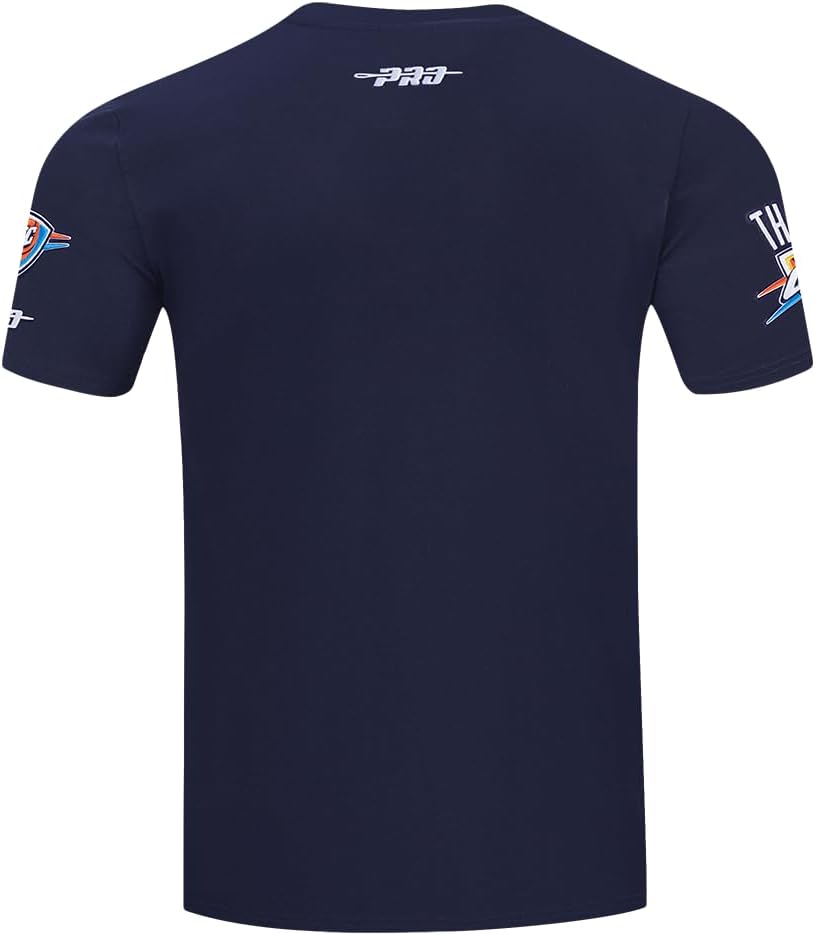 Pro Standard Mens NBA Oklahoma City Thunder Shai Gilgeous-Alexander #2 Classic Player Short Sleeve Tee Midnight Navy M - Image 2