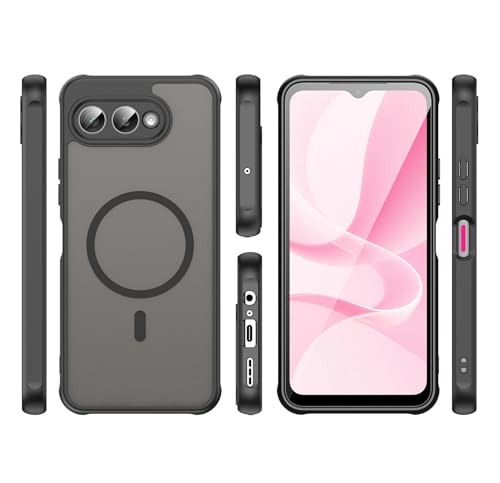 Image of Compatible with T-Mobile Revvl 8 Case Cover,Compatible with MagSafe,Anti-Fall,Compatible with T-Mobile T Phone 3 5G Cell Protective Phone Case Black