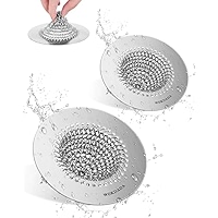 Kitchen Sink Strainer, Reversible Mesh Sink Drain Strainer With 304 Stainless Steel Wokdada Revolutionary Anti Rust Sink Strainer Food Catcher For 3 thumbnail image