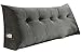 Nordic Amovible Nuit Triangular Lit Oreiller Confort Velours Dossier Canapé Coussin Arrière pour Dosserets Support Seat Couch,1,150x50x20cm