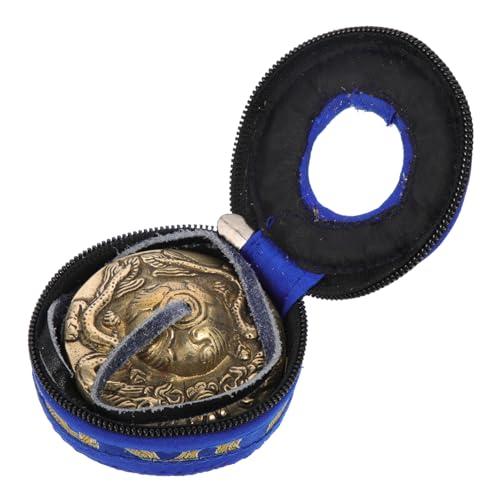 VICASKY Yoga Meditation Bell Cymbals Bell Set for Chakra Balancing Durable Portable Random Color