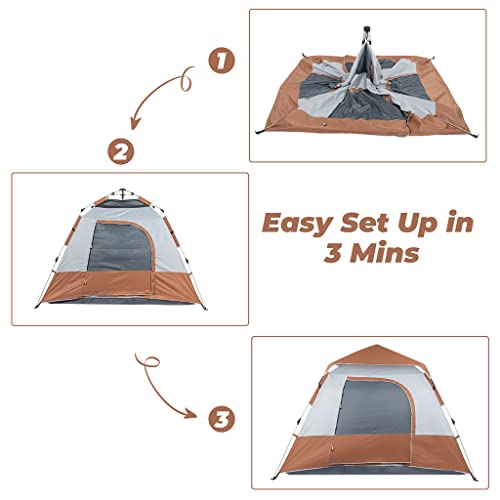 Carpa tipo cabina para 4 personas con armado instantáneo miniatura 3