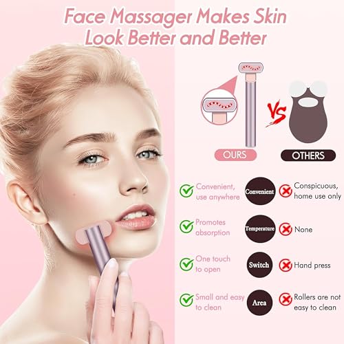 Image of Concepta Red Light Therapy for Face | 4‑in‑1 Skincare Tool with EMS Microcurrent & Vibration | Rechargeable Face Massager Machine for Facial & Eye Care