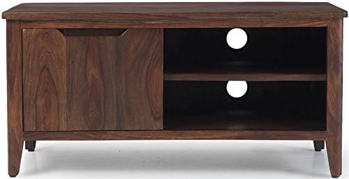 Aprodz Solid Wood Bruno TV Stand Cabinet for Home | TV Unit for Living Room