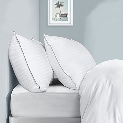 Flxxie 1 Pack Body Cotton Down Alternative Bed Pillow, Soft And Fluffy Supportive Bed Pillow For Back, Stomach Or Side Sleepers, 20X54 #TOP2