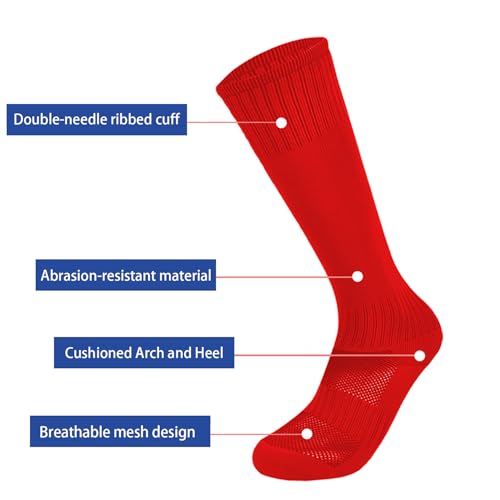 Kids Soccer Socks Toddler Football Socks Uniform Knee High Athletic Sports Socks For Boys Girls4