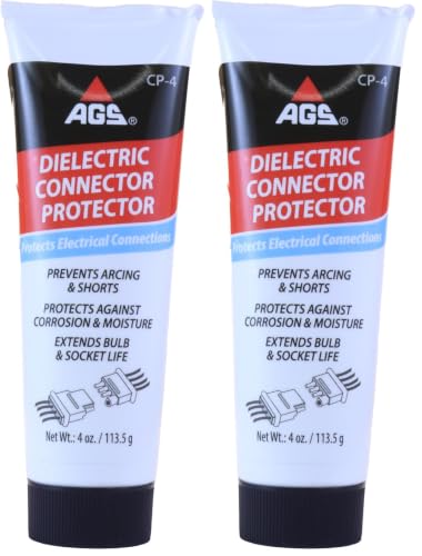 Image of AGS Electrical Connector Protector, 4 oz. Tube, Optimal Performance for Outdoor Electrical Connections, Comprehensive Corrosion and Contaminant Protection (Pack of 2)