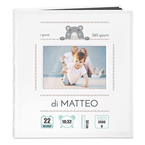 Album Fotografico Maverton - 60 Pagine Nere, Per 240 Foto 10x15cm, Copertina In Pelle Personalizzabile - Foto 2