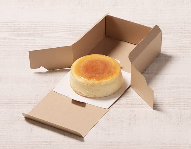 ハコマルシェ　UNI　ライトプルーフ　紙容器　箱　ケーキ　お持ち帰り　パッケージ Amazon.co.jp: ハコマルシェ UNIライトプルーフ 4号 H60 10枚入り