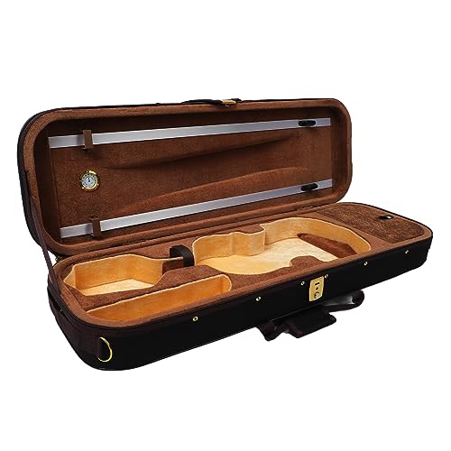 Estojo para Violino 4/4, Resistência Ao Desgaste, Ajuste Perfeito, Higrômetro Interno, Tecido de Cam