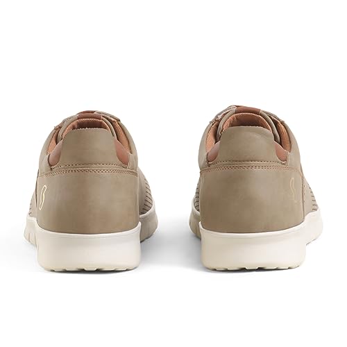 SOLETHREADS Spectre Casual Sneaker for Men | Lightweight | Comfortable|Trendy | Cushioned Insole | Lace-up Shoes for Men| Anti-Skid | Premium Shoes for Casual Wear