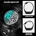 Imagen de Reloj Digital para Hombre-Relojes Militares Deportivos 5 ATM Impermeable al Aire Libre Cronógrafo Militar Relojes de Pulsera para Hombres con Luz Trasera LED