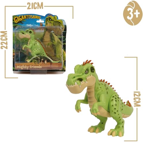 Gigantosaurus, Dinosaurier, Figur, 12 cm, Gelenkfigur, Giganto, Spielzeug für Kinder ab 3 Jahren, GIOCHI PREZIOSI, GGN028