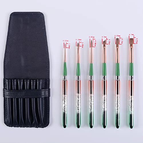 Pinceaux aquarelle portables anti déformation en laiton et poils en nylon