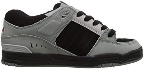 Image of Globe Mens Fusion Skate Shoes, Grey /Black /Red, 14 M US