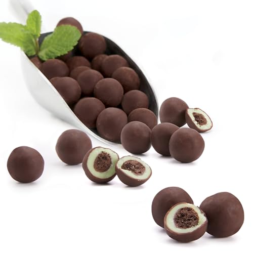 Edward Marc Thin Mint Bites, 20 oz – Girl Scouts-Inspired Mint Chocolate Cookie Bites, Giftable Gourmet Snacks, Dessert Bites