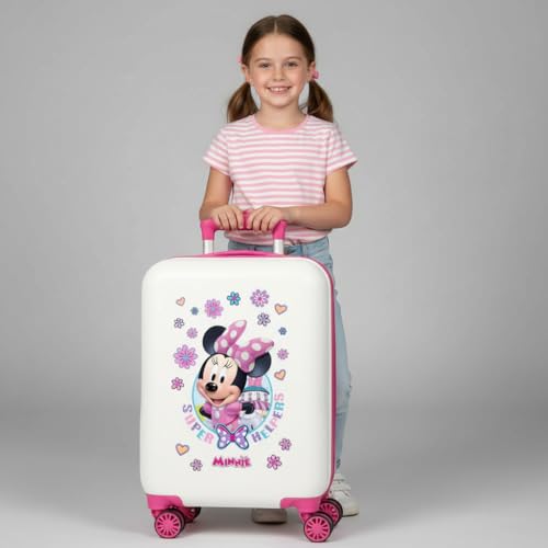 Miniatura 2 de Disney Joumma Minnie Helpers Maleta De Cabina Blanco 33x50x20 Cms Rígida Abs Cierre De Combinación Lateral 28,4l 2 Kgs 4 Ruedas Dobles Equipaje Mano