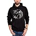 Produktbild Witcher Hoodie Wolf Emblem mit Kapuze schwarz - M