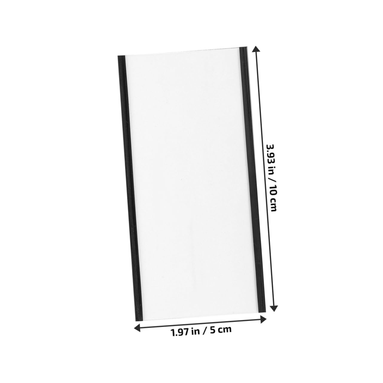 Angoily 20pezzi Etichette Magnetiche Porta Cartelli Pz per Ufficio Scuola Uso Versatile Superfici Metalliche Porta Etichette Strisce Magnetiche per Schedari Scaffali