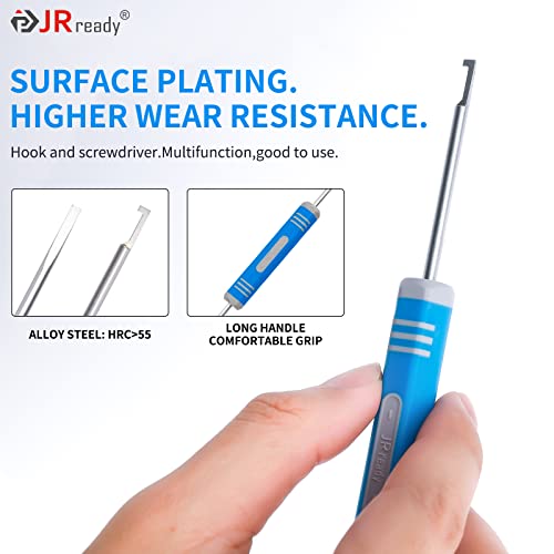 Image of JRready DRK-RT1B Deutsch Pin Removal Tool, Pin Socket Contact /Wedgelock Removal Tool, Suitable for Deutsch DT, DTM, DTV, DRB, DRCP and Strike Connectors (Pack of 2)