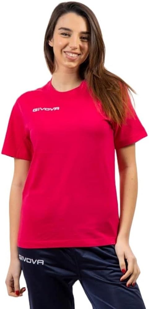 Givova FRESH FUXIA FLUO COTTON T-SHIRT Size 5XS