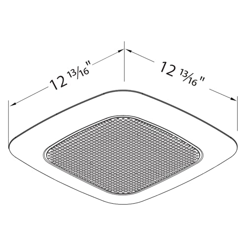 Breez VFB25ADBT Delta Breez Signature Ceiling Exhaust Bathroom Fan 110 Cfm Energy Efficient Quiet Operation Brushless Motor With Bluetooth Stereo Speaker thumb #5