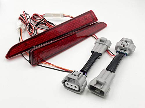 7820 【日本製】 ダイハツ タントカスタム LA650S LA660S テール リア ブレーキ ランプ 連動 LED リフレクター 反射板機能付き 点灯 カプラーオンのサムネイル