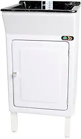 Tanque de Lavar Roupa Fiberblu Viena 20L Granitado Preto