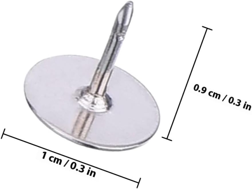 Beavorty 100 Sets PVC Rubber Pin Backs Multi-Function Pin Keeper Locking Safety Backs for Brooches Jewelry Making Crafts