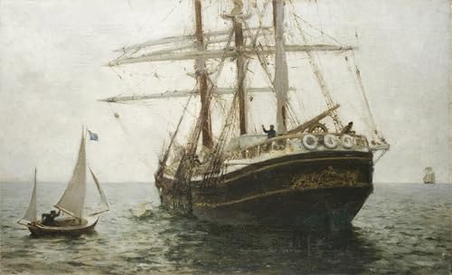 Tableau le bateau missionnaire Henry Tuke impression toile 60x90cm