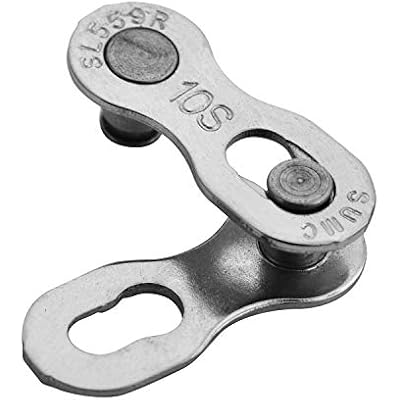 ZONKIE 10 Speed Removable Quick Split Chain Link in Silver x2