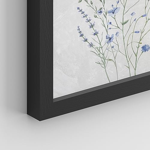 SIGNWIN Framed Colorful Wildflower Still Life Wall Art, Set of 4 Floral Botanical Print Wall Decor Prints, Nature Wilderness Wall Décor for Living Room, Bedroom - 11"x14" Black — view 4