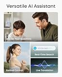 soundcore AeroFit 2 firmy Anker, słuchawki otwarte, regulowane zaczepy na uszy, ścisłe dopasowanie, bogaty bas, dźwięk bezprzewodowy Hi-Res, 42 godz. odtwarzania (Green, With AI assistant)