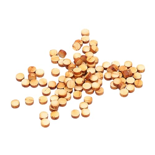 HANABASS 100pcs Guitar Dot Markers Inlay Dots for Fretboard Smooth Surface Easy Installation Durable Wooden Luthier Tools for Bass and Guitar Fingerboards