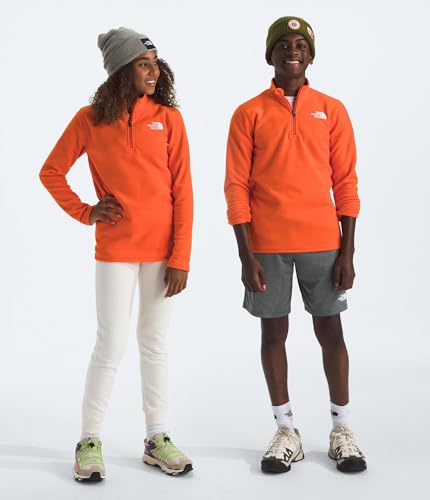 Amazon.com: The North Face Teen Glacier 1/4 Zip Pullover, S, TNF