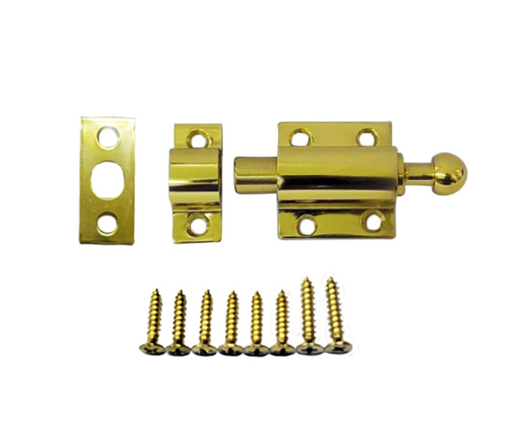 Boulon de surface en laiton massif QCAA loquet de fenêtre 5,1 cm