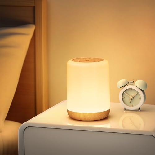 VIWAVE Nachtlicht für Kinder, Wiederaufladbare Baby Lampe mit Timer, Warmweiß & 256 RGB Farben, Kabelloses Nachtlicht für Schlafzimmer & Kinderzimmer
