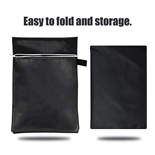 ValueHall Fire Pit Cover 600D Afdekking voor Ronde Haard Beschermhoes voor Vuurschaal Outdoor Barbecue Grill Cover… - Image 8