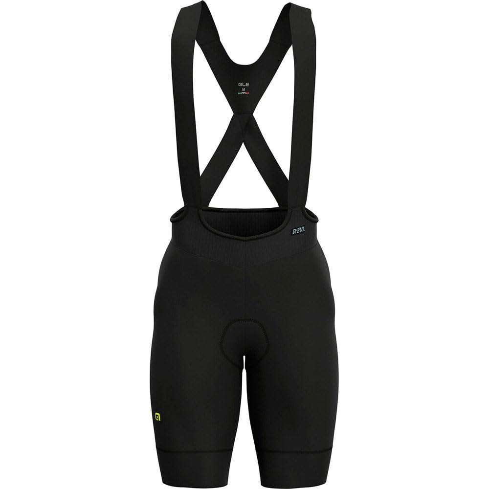 Alé Cycling ALE' Mens R-ev1 Speedfondo Bib Shorts, Black, L EU