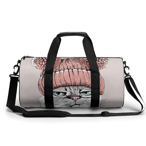 Sac de voyage chat en colere pour camping et randonnee active