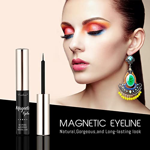 Cuckoo Magnetic Eyeliner Black Eyeliner Natural Look,Waterproof And Smudge Resistant Magnetic Liner 2 X 5Ml / Two Tubes #TOP1