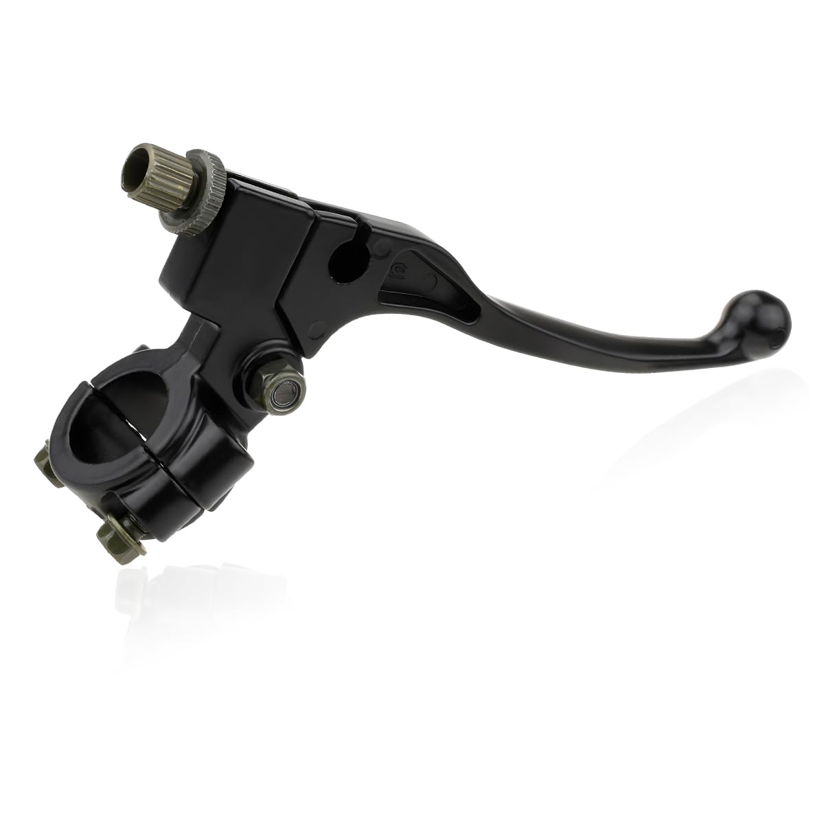 KVAEY Motorcycle Clutch Lever, 7/8" 22mm Left Handlebar Folding Brake Lever Perch, Clutch Handle Lever Replacement (Black)
