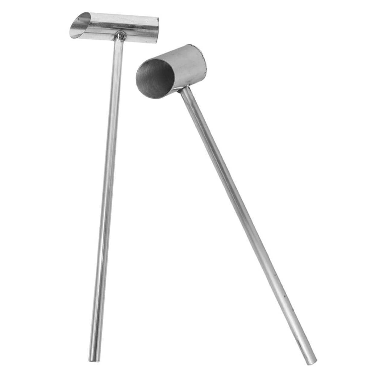 CONGARTENO Reusable and Wear-resistant Stainless Steel Spoon 2pcs Marshmallow Sugar Scooper Essential for Kitchen