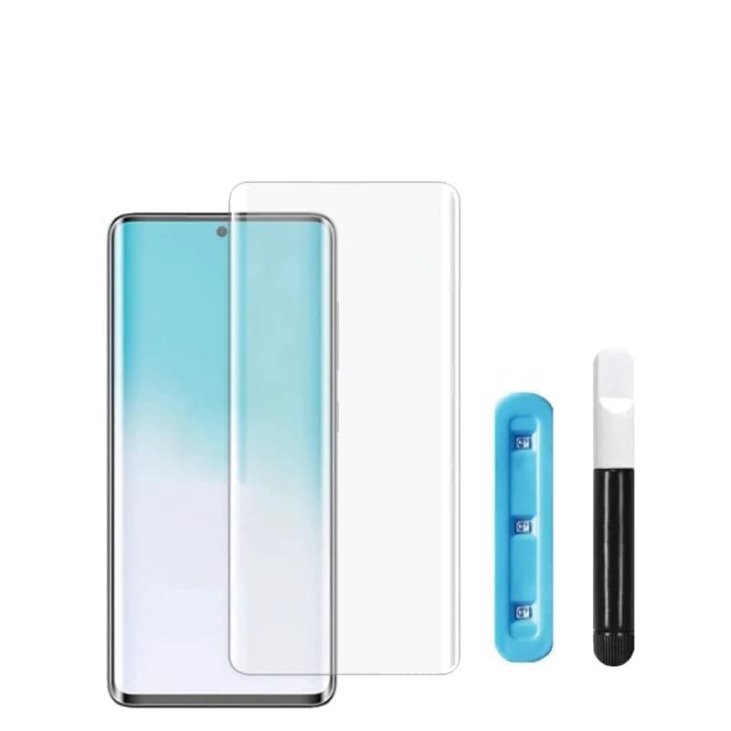 Image of Diruite UV Tempered Glass For Xiaomi 12 Pro UV Curved Screen Protector Ful Edge To Edge Screen Coverage For Xiaomi 12 Pro With Easy Installation Kit, Pack -1