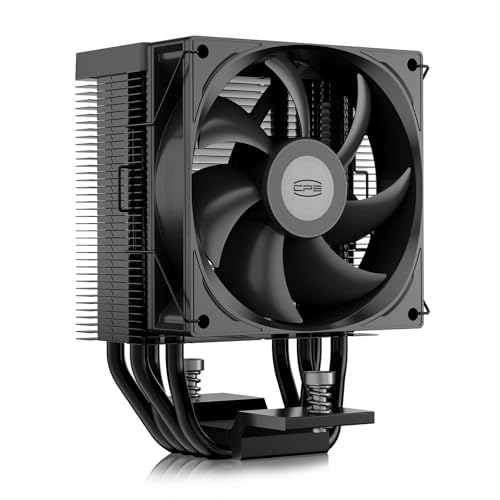 PCCOOLER CPS R400 Air CPU Cooler, Next-Gen 4 Heatpipes Air Cooler, PWM 2200RPM 92mm Fan, 180W TDP CPU Air Cooler,for AMD AM4/AM5/Intel LGA 115X/1200/1700/18XX Black