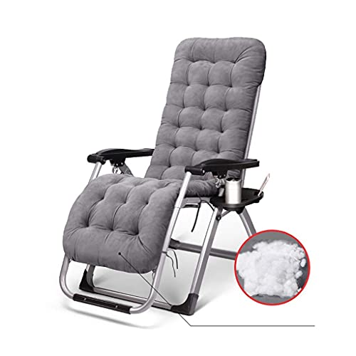 Zero Gravity Lounge Chair, Folding Sun Lounger,Folding Recliner 1 Seat Chair For Lunch Break, Portable Zero-Gravity Beach Chair,Foldable Outdoor Chair Sunbed-Dual-Purpose Ash Interesting Life Lounge C #TOP3