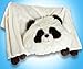 The Original My Pillow Pets PAnda Blanket - Black And White
